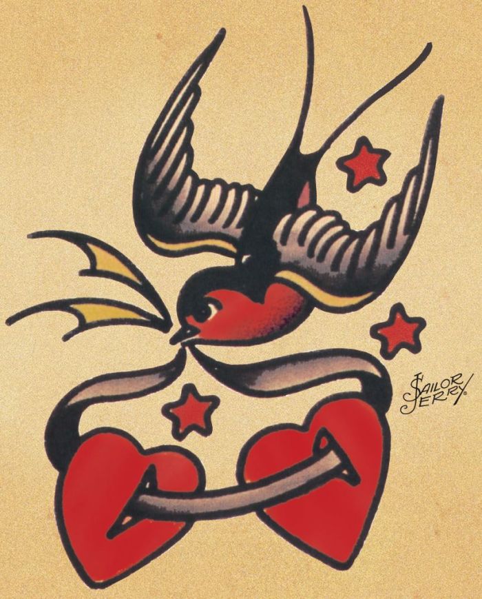 Sailor Jerry Swallow Tattoos 57