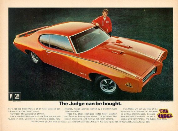 pontiac gto judge concept. The GTO and Firebird – two
