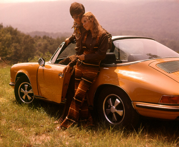 The Porsche 911 Targa shown here is one of the most iconic and 