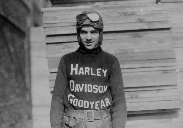On August 14, 1921, Burns tragically lost his life in a racing accident in Toledo, Ohio. Coming out of a turn, Burns ran into the back of Ray Weishaar's bike. The impact sent Burns into the railing and he later died of massive head injuries. Sadly, Burns' fiancée, Genevieve Moritz, had come to Toledo to deliver a birthday gift and stayed to watch the race and witnessed the fatal accident. Motorcycling deeply mourned the loss of Burns. Numerous tributes were written about him for weeks after the accident.