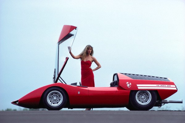 Pininfarina Fiat Abarth 2000 Scorpio concept car, ca. 1970.