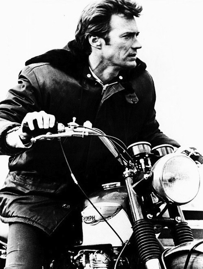clint eastwood triumph motorcycle