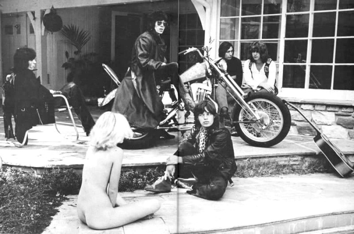 Keith Richards harley-davidson motorcycle