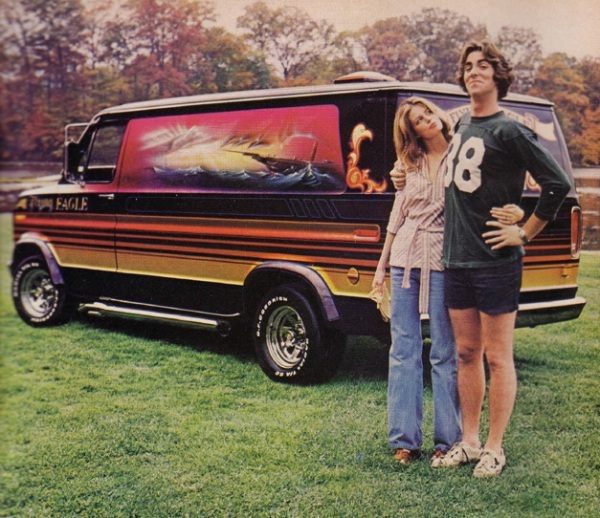 Once upon a time or more accurately back in the 1970s the van reigned