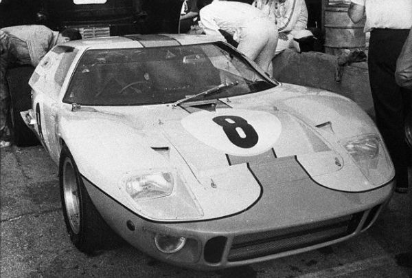 1969 Le Mans A Ford GT 40 driven by Jackie Ickx of Belgium and Jackie 