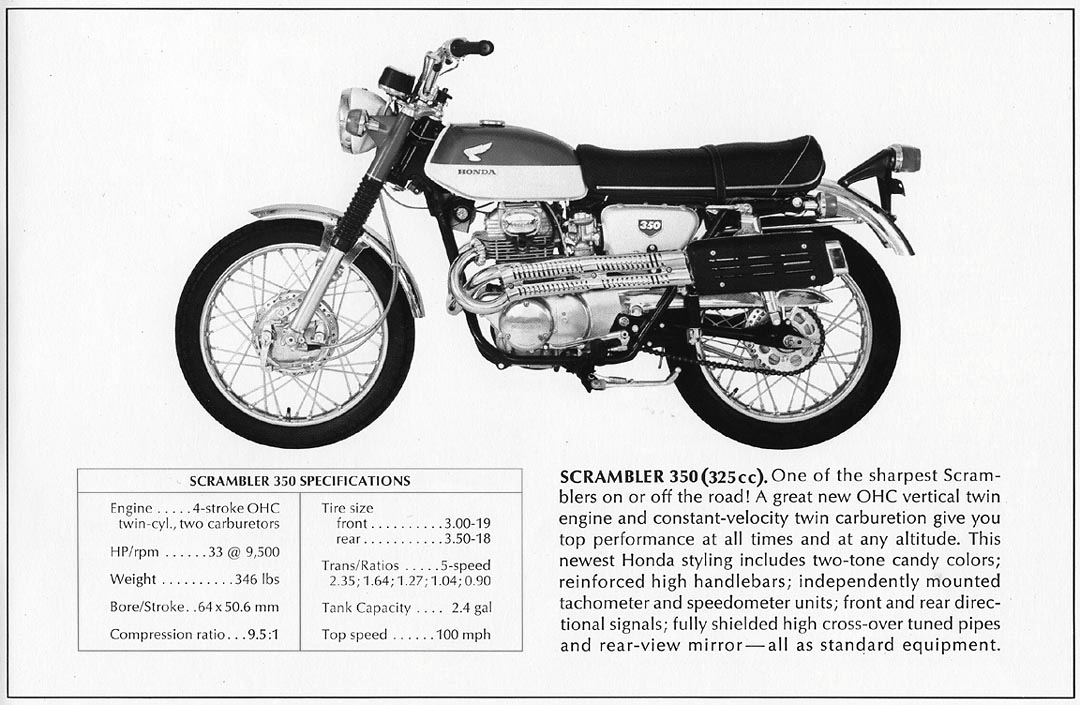 1968 Honda cl350 scrambler