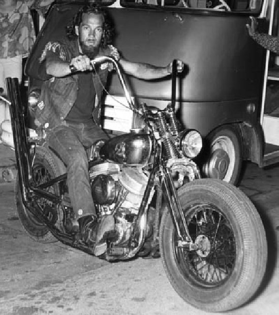 Sony Barger of the Hells Angels Motorcycle Club