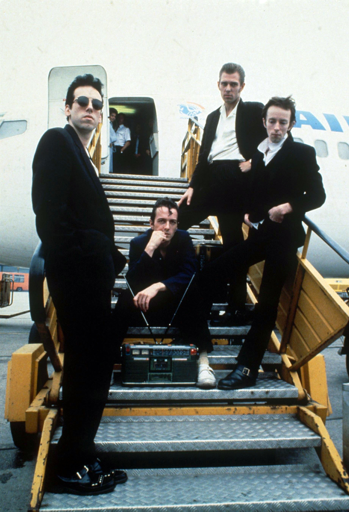 The Clash, legends of music and 1980's rocker fashion. Photo by Rex USA ( 88672C )