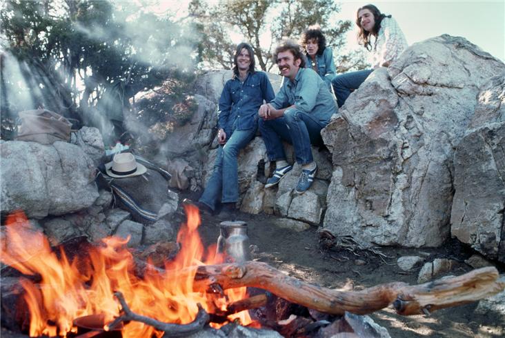 The Eagles campfire Henry Diltz